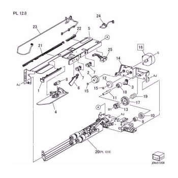 Tray2 Feed Assembly (1 of 2) For xerox C60 C70 series