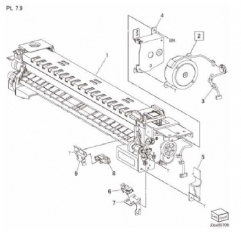Decurler Transport Assembly For Xerox Versant 80 V180 2100 3100 Series