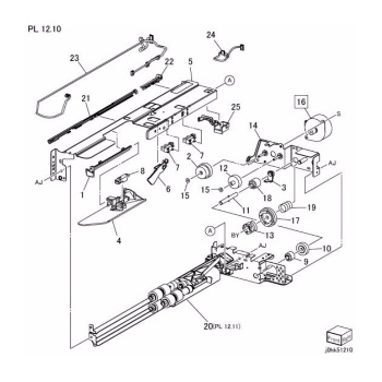 Tray3 Feed Assembly (1 of 2) For xerox C60 C70 series