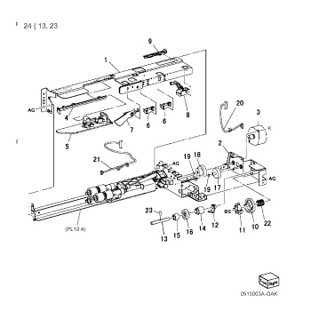 Tray 2, 3 & 4 Feeder Assembly  (1 of 2) (3TM - 7830/35) For xerox 7835 7845 series