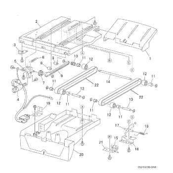 Booklet Tray Component For xerox 7835 7845 series