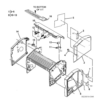 Finisher Assembly (Part 1 of  2) (Integrated Office Finisher) For xerox 7835 7845 series