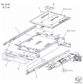 Tray 2 Transport Component For Xerox D95 D110 D125 Series