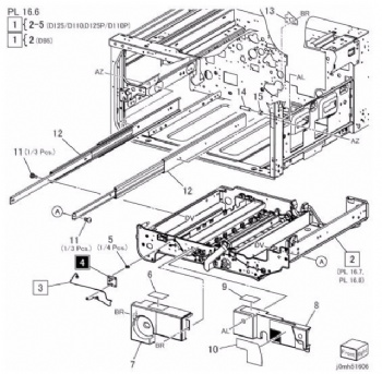 Marking Drawer Component For Xerox D95 D110 D125 Series