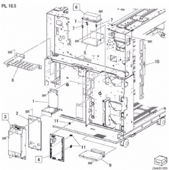 IOT Rear For Xerox D95 D110 D125 Series