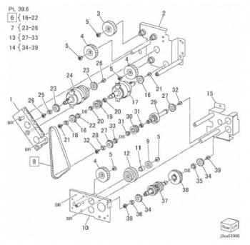 Transport/Top Tray Clutch For Xerox D95 D110 D125 Series