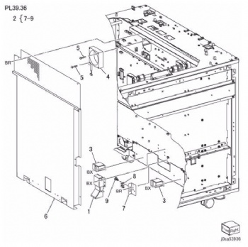 Stacker-Rear For Xerox D95 D110 D125 Series