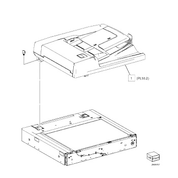 DADF Accessory For xerox 7835 7845 series